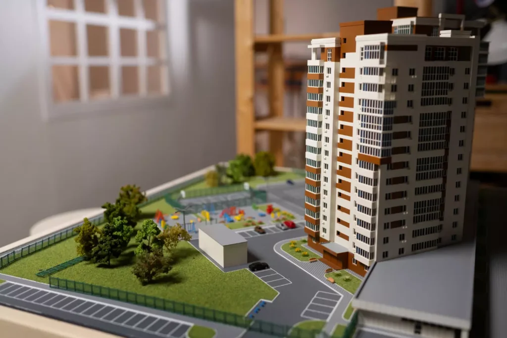 maquetación de residencia