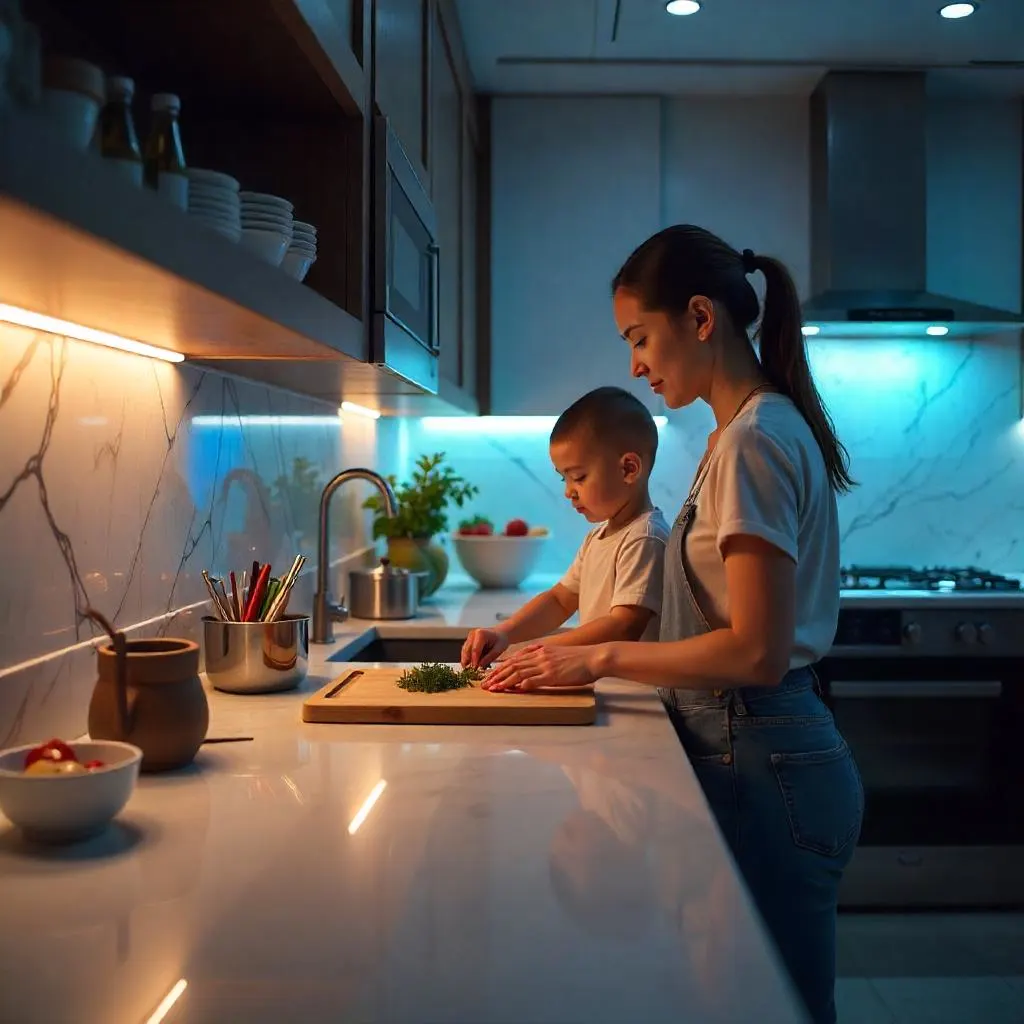 mujer en la cocina